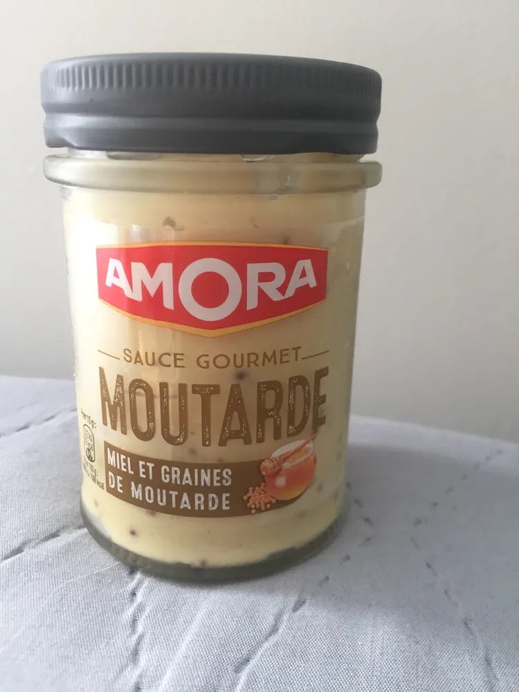 Amora Sauce Miel et Graines de Moutarde 190g