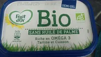 Fruit d'or sans huile de palme
