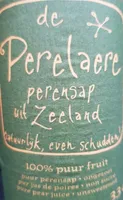 De perelaere perensap uit zeeland