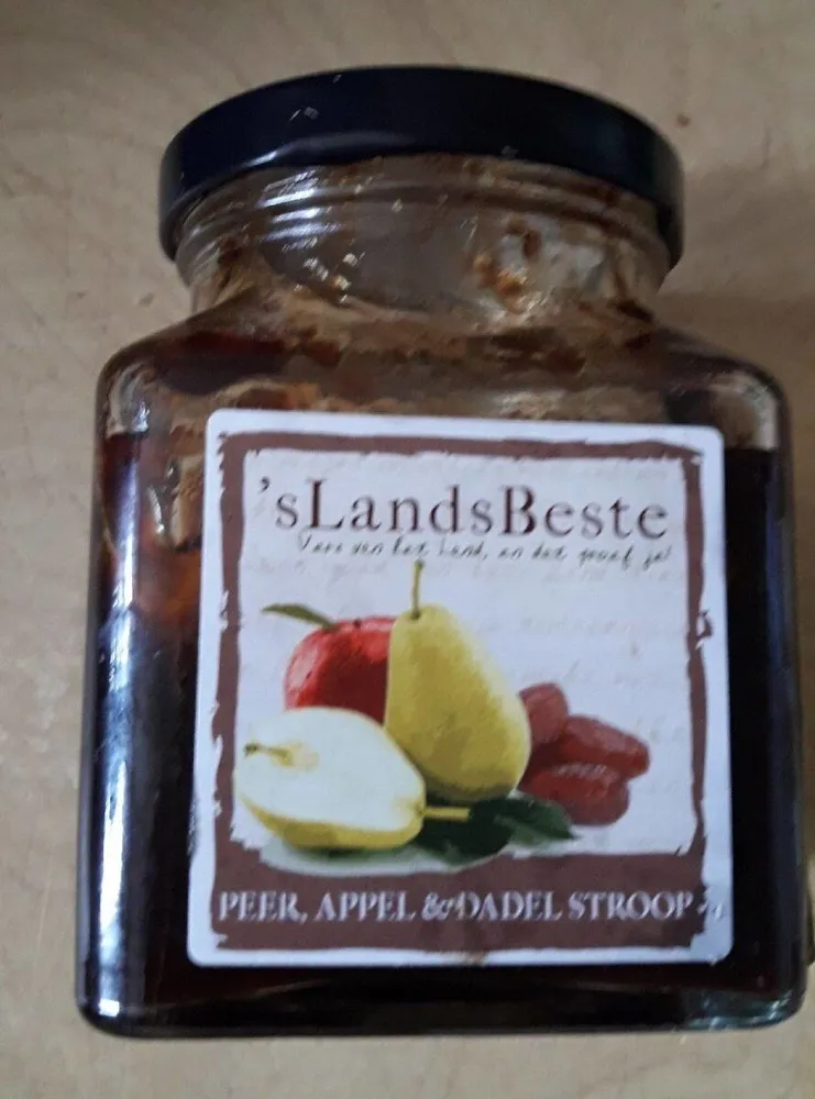 Peer Appel & Dadel Stroop (sirop de poire, pomme et datte)