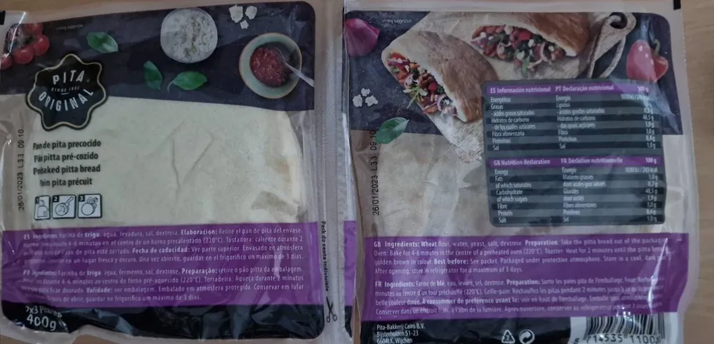 Pan de pita Mercadona