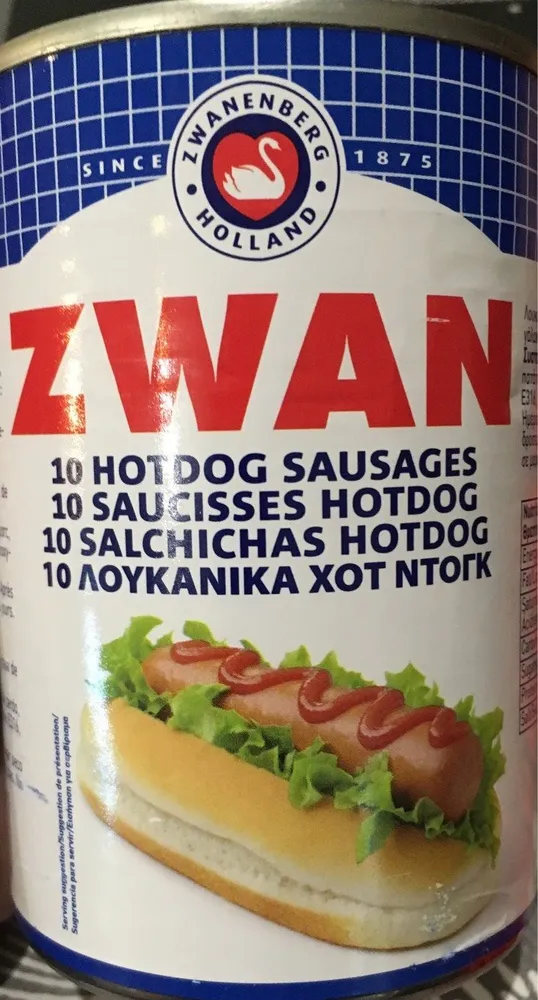 Zwan 10 Hotdog Sausages