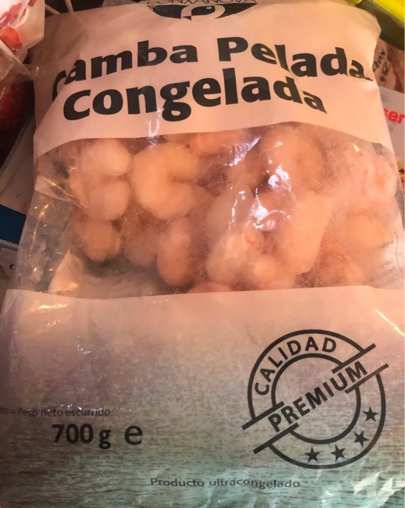 Gamba Pelada Congelada
