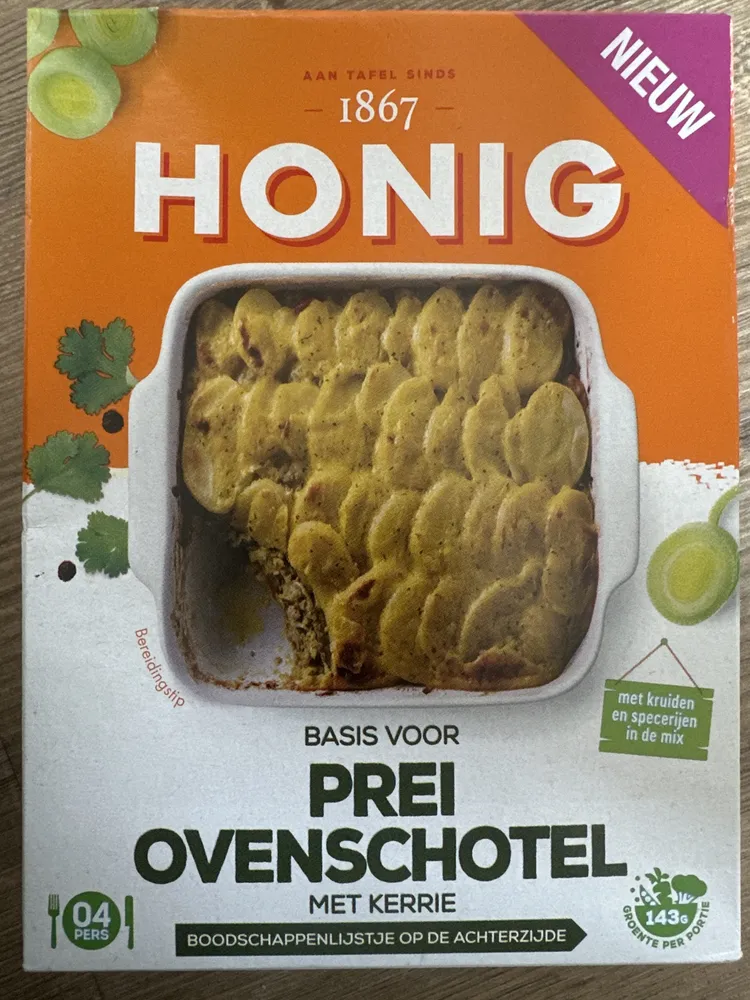 Basis voor Prei Ovenschotel met Kerrie