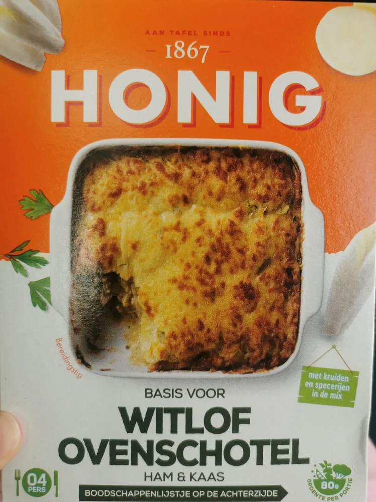 Witlof Ovenschotel Basis Hamkaas