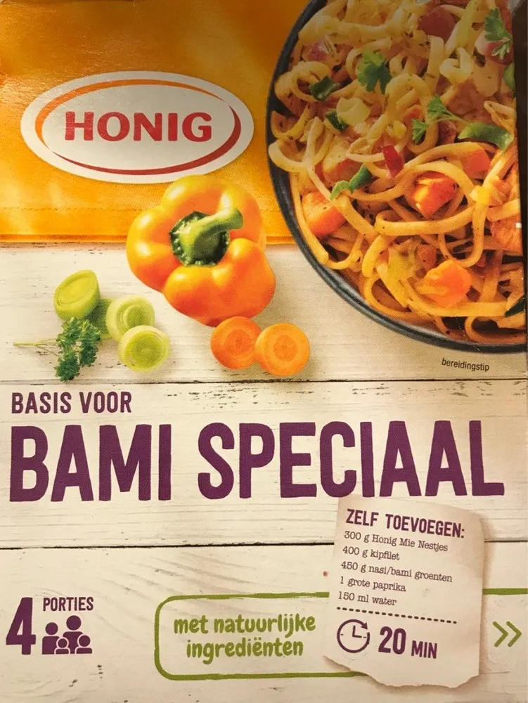 Basis voor bami speciaal