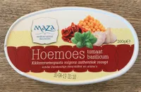 Hoemoes tomaat basilicum