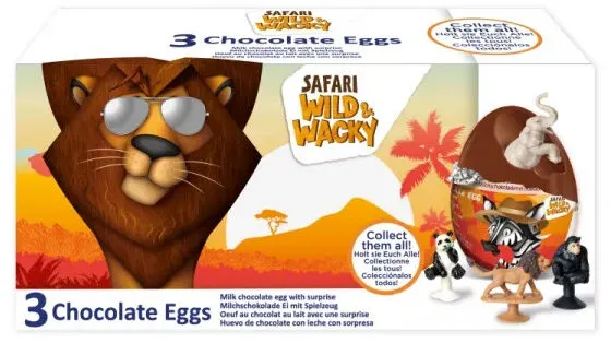 Safari Wild & Wacky Chocolate Eggs