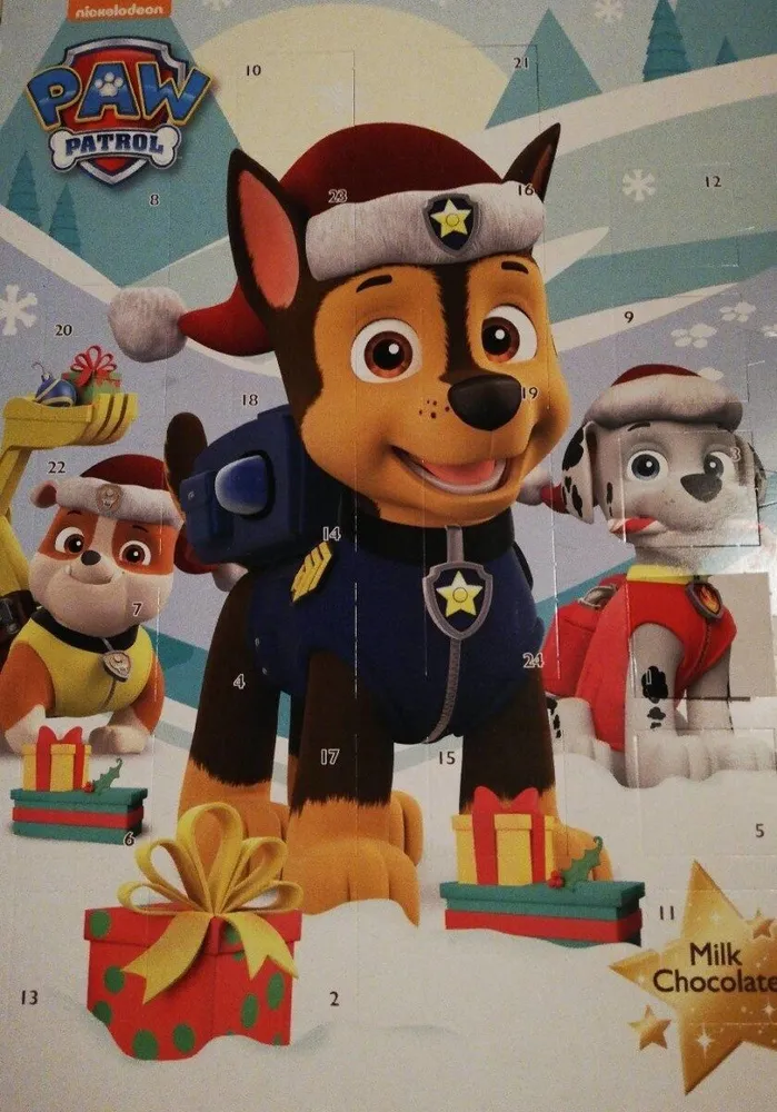 Calendrier de l'avent Paw patrol