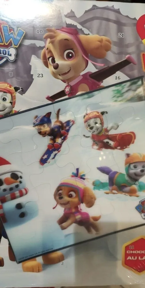Calendrier de l'Avent Paw Patrol
