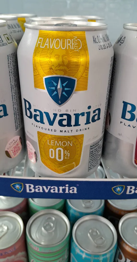 Bavaria Non Alcoholic Malt Drink Lemon Can