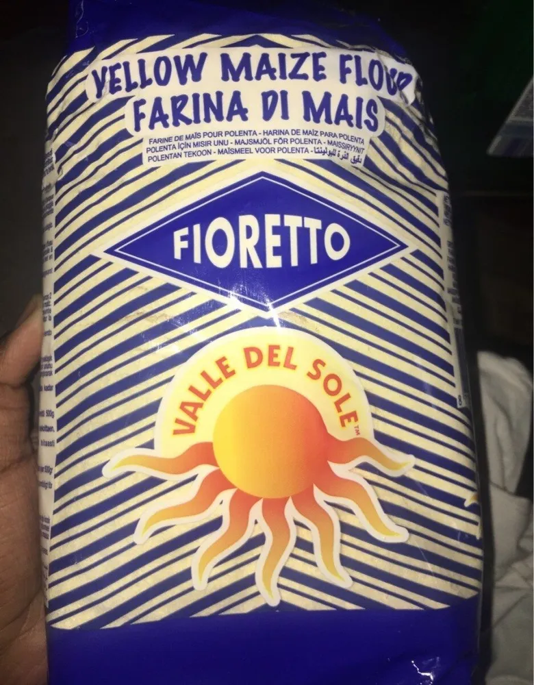 Yellow maize flour farine di mais