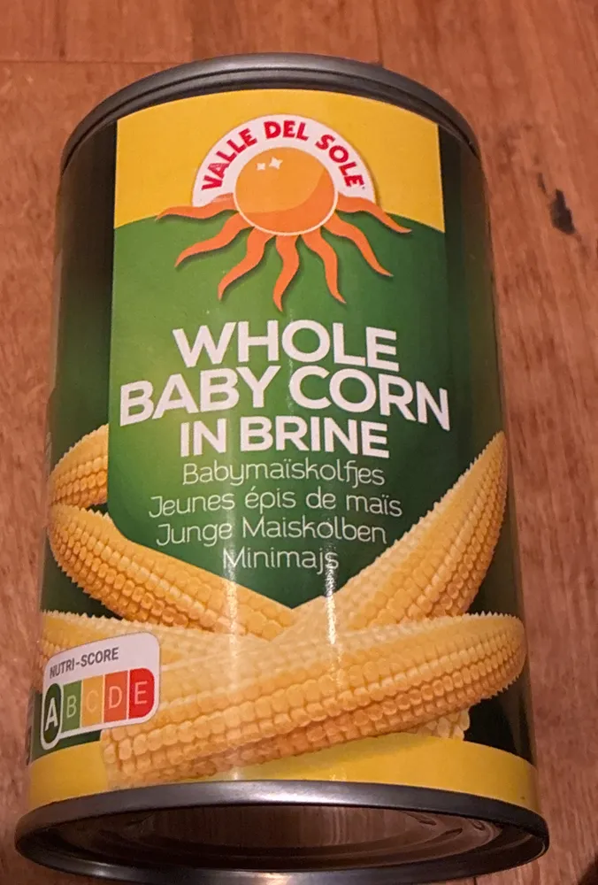 WHOLE BABY CORN IN BRINE