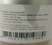 Pâte d'arachide