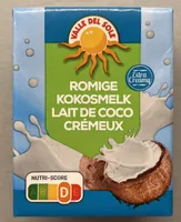 Lait de coco crémeux