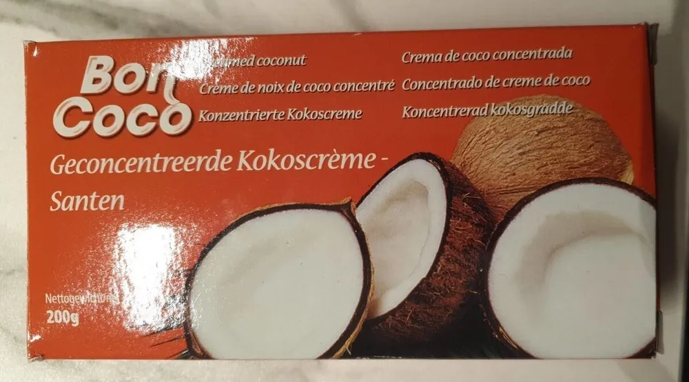 Creamed coconut