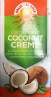 Concentrated coconut creme