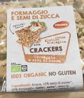 Crackers formaggio e semi di zucca