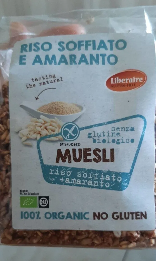 Muesli riso soffiato e amaranto