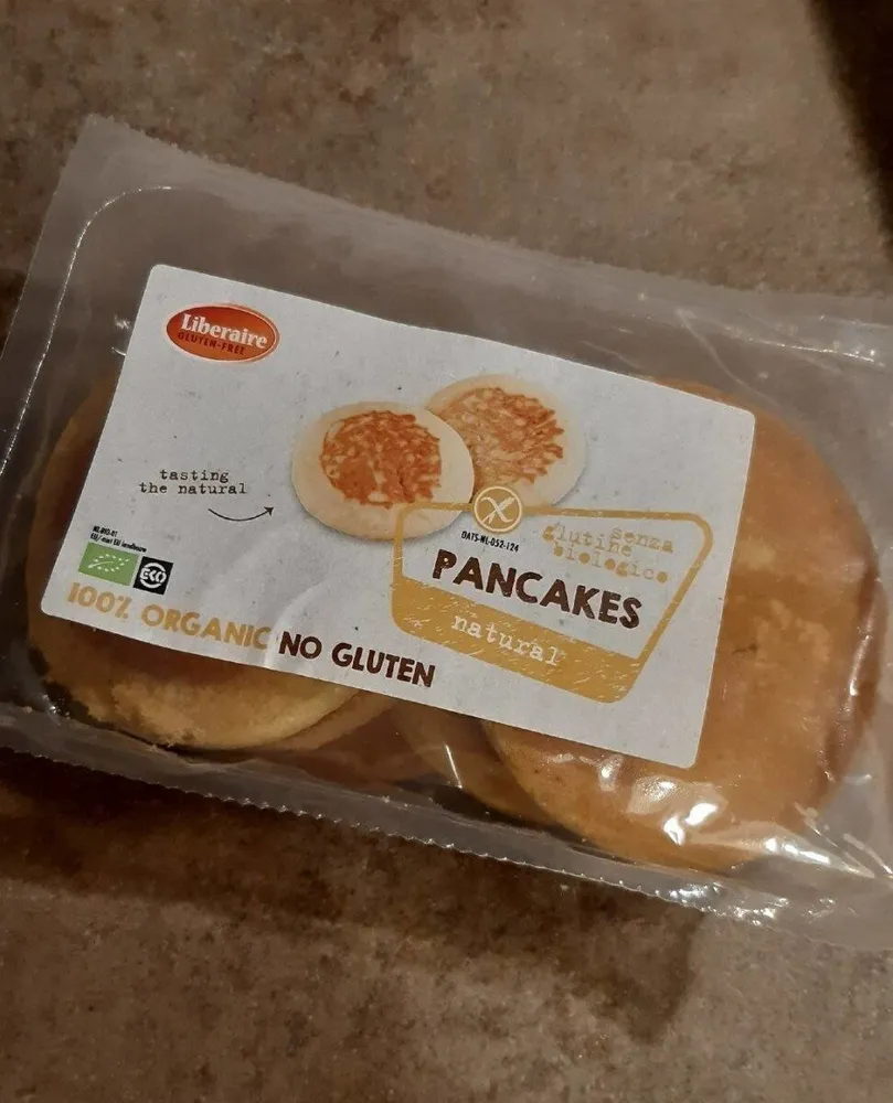 Pancakes natural senza glutine biologico