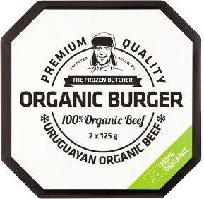 Frozen Butcher 2PK Organic Burger