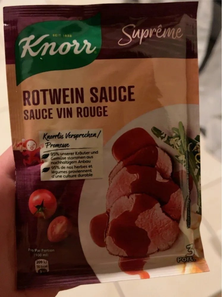 Rotweinsauce