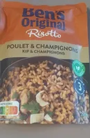 Risotto poulet et champignons