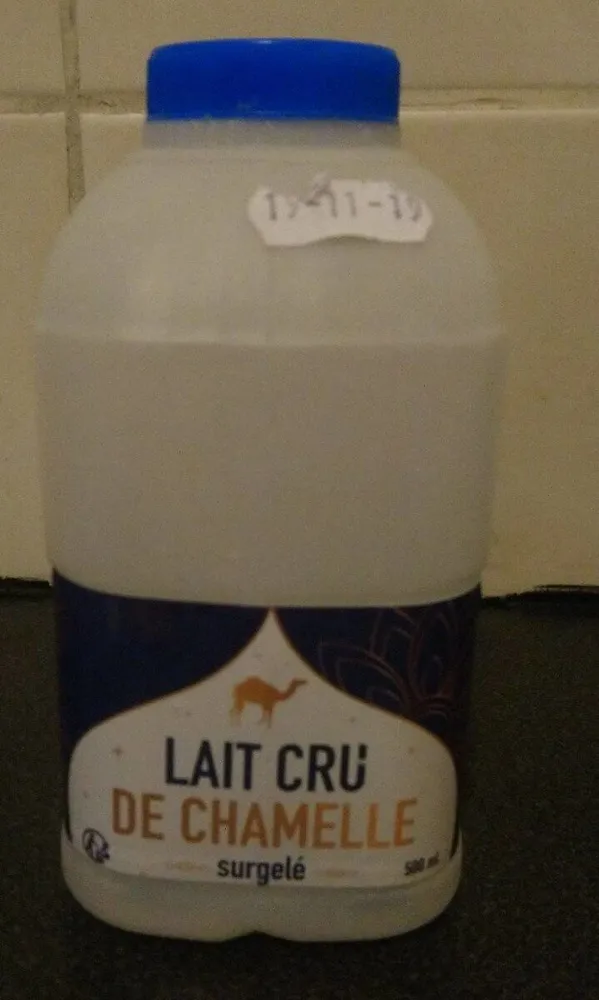 Lait cru de chamelle
