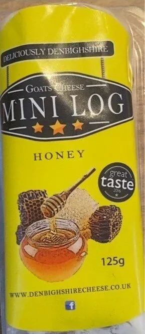 Mini log goats cheese with honey