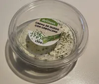 Crema de queso con cebollino