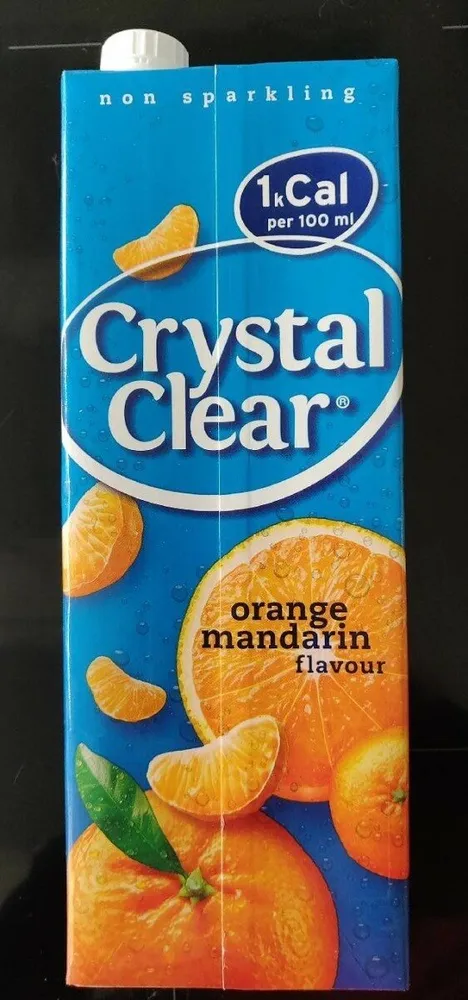 Crystal Clear orange mandarin flavour