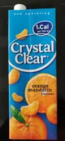 Crystal Clear orange mandarin flavour