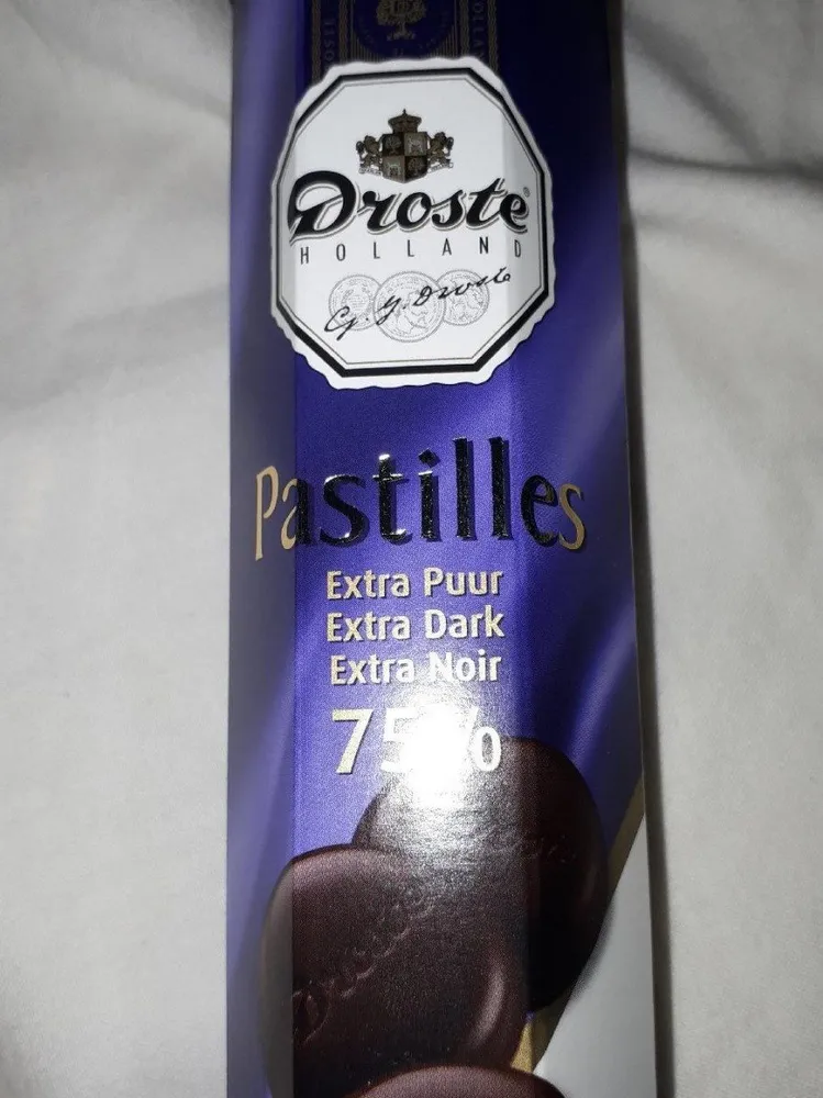 Pastille chocolat noir