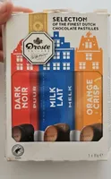 Pastilles de Chocolat - Noir, Lait et Orange