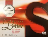 Chocolade Letter S puur chocolade