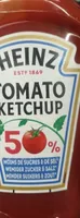Tomato ketchup -50 % de sucres et sel
