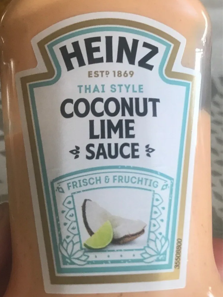 Heinz thai style coconut lime sauce