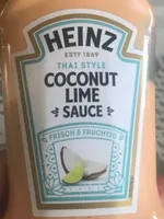 Heinz thai style coconut lime sauce