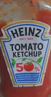 Tomato ketchup 50% de sucre en moins