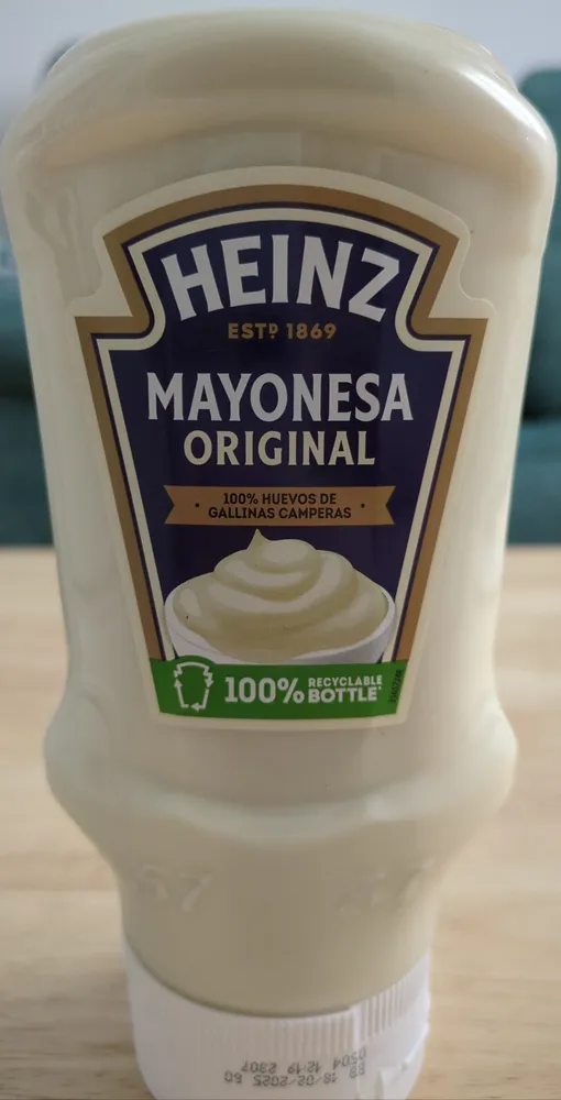 VEND HEINZ MAYONESA/MAIONESE Ingredientes: Aceite