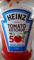 Tomato ketchup 50% menos azúcar y sal