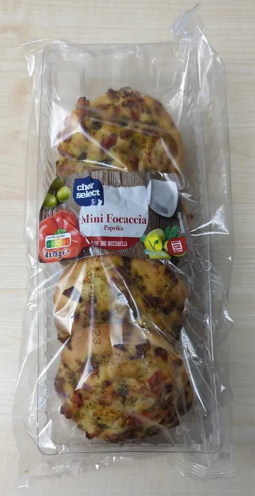 Mini Focaccia Paprika