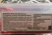 Confiserie gout fraise