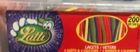 Lutti lacets 4 gouts