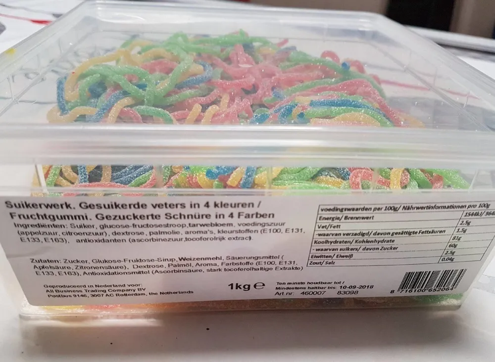 Fruchtgummi Schnüre