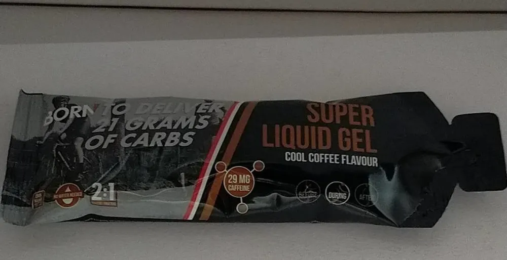 Super liquid gel coffee caffeine