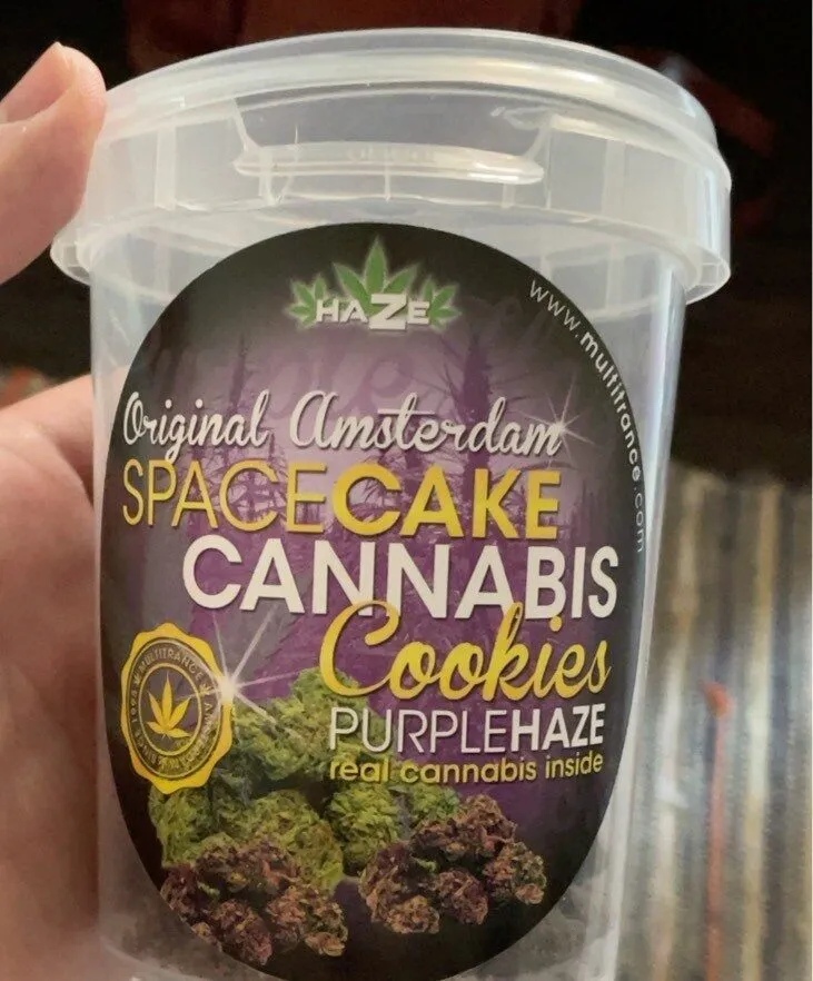 Spacecake cannabis cookies purplehaze