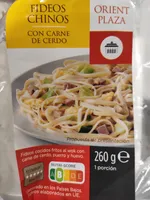 Fideos chinos con carne de cerdo