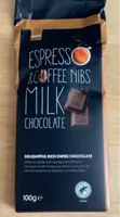 Expresso&coffee nibs milk chocolate
