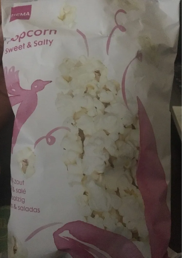 Pop corn sweet and salty